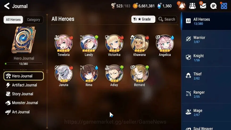 Epic Seven Accounts GLOBAL Unverif|New Era|3 ML(Rhiana N Luciel,RueleL image 7