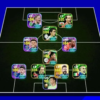 eFootball Accounts Legends & Iconic Players Collective Strength: 3165➤Wojciech Szczęsny-98 ➤ Beraldho-100➤Alessandro