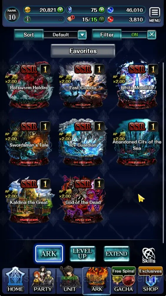 Last Cloudia Accounts GLOBAL|Rank 10|Collab Brave Frontier (Fire God Var image 5