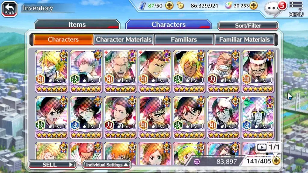 Bleach: Brave Souls Accounts [GLOBAL]52K Orbs|TYBW26 Momo,Shinji,TYBW25 Renji,1 image 13