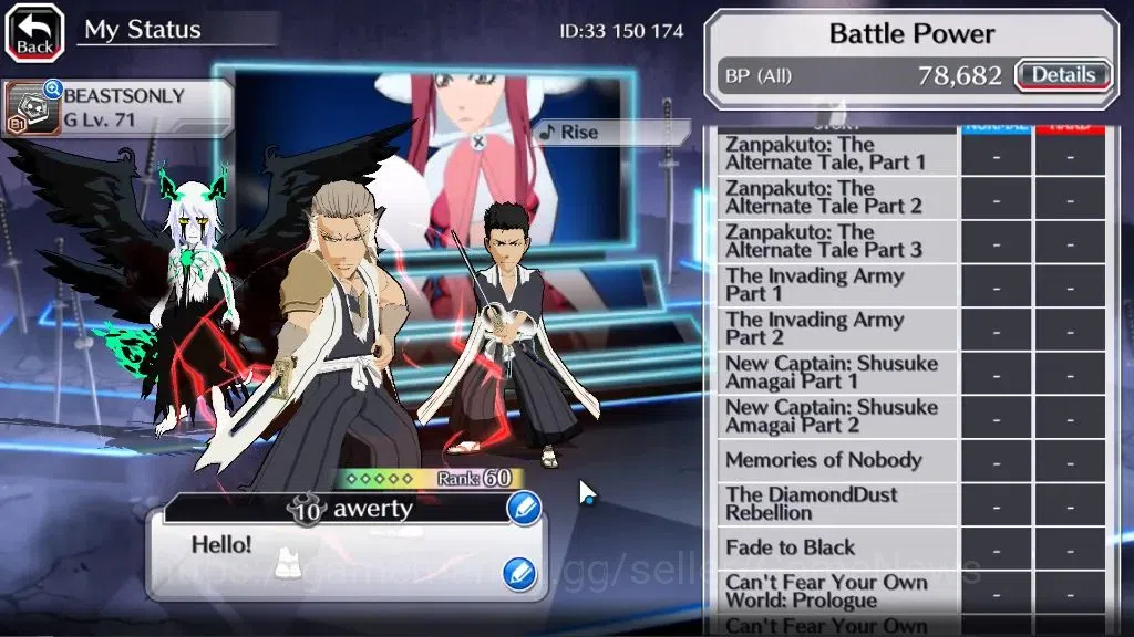 Bleach: Brave Souls Accounts [GLOBAL]52K Orbs|TYBW26 Momo,Shinji,TYBW25 Renji,1 image 6