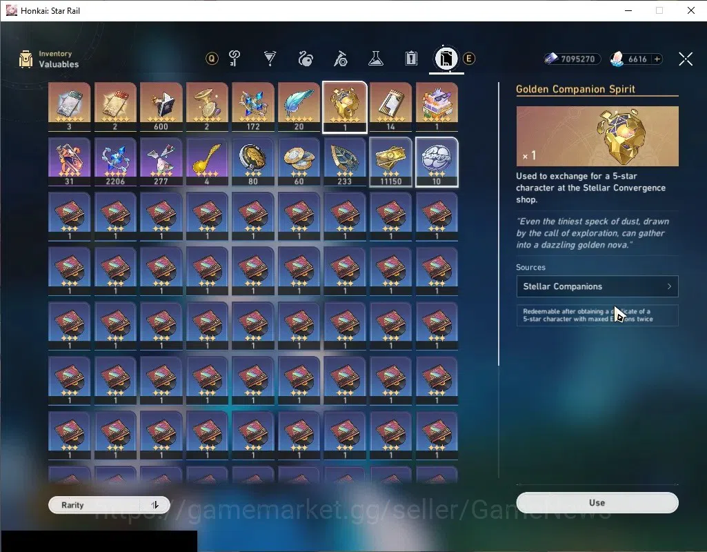 Honkai Star Rail Accounts Asia|TL 65|1 Golden Companion|4 Limited|[Cerydra]+ image 9