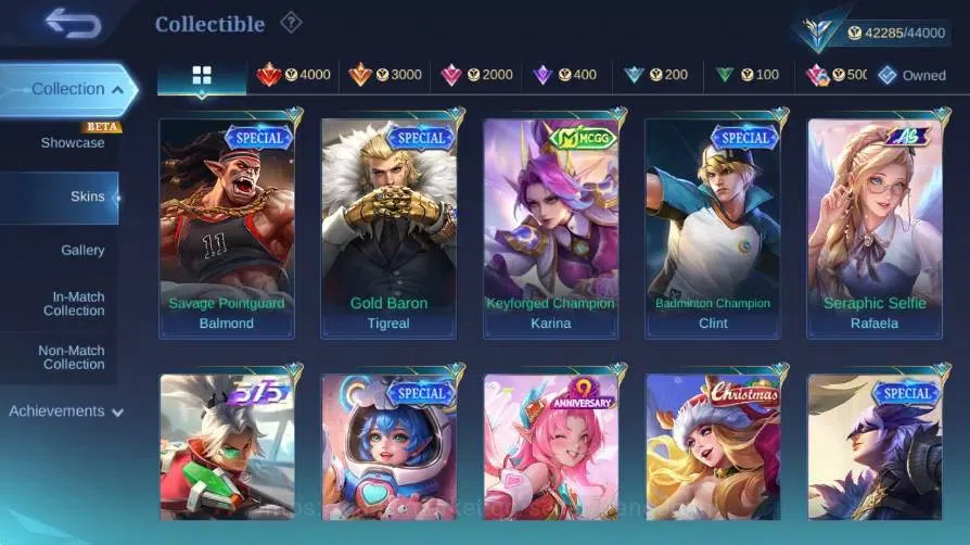 Mobile Legends: Bang Bang Accounts Global|Skin 212|Expert|Collector Natalia|Lightborn image 12