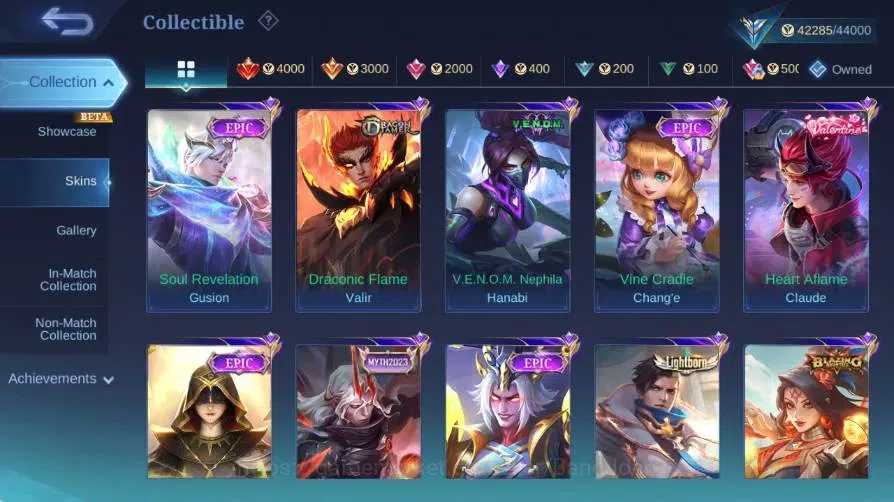 Mobile Legends: Bang Bang Accounts Global|Skin 212|Expert|Collector Natalia|Lightborn image 15