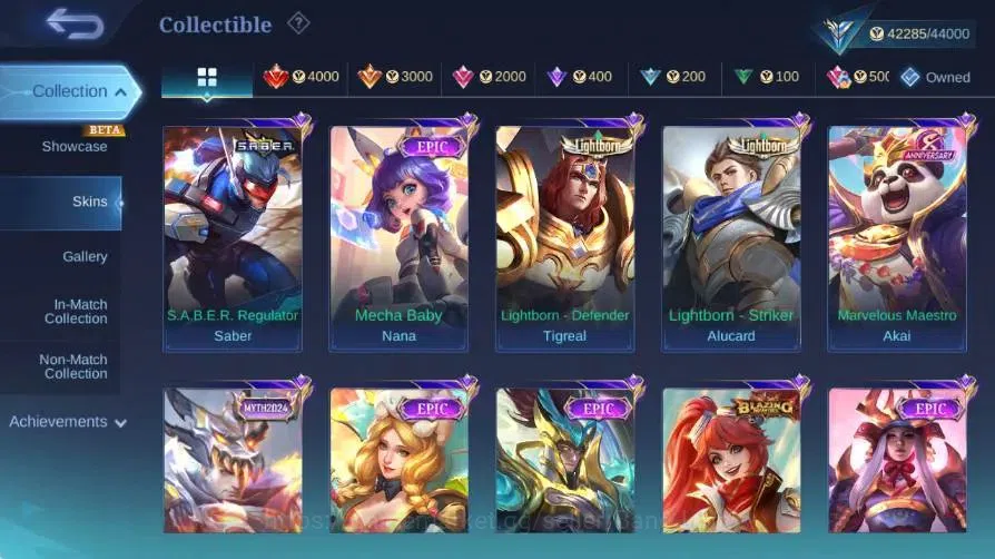 Mobile Legends: Bang Bang Accounts Global|Skin 212|Expert|Collector Natalia|Lightborn image 18