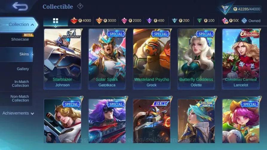 Mobile Legends: Bang Bang Accounts Global|Skin 212|Expert|Collector Natalia|Lightborn image 9