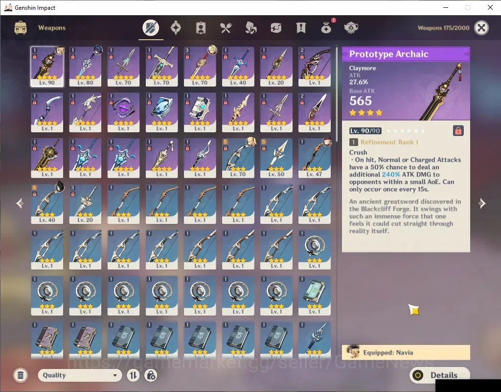 Genshin Impact Accounts ASIA|AR 53|3 Limited + 2 (*5Standart)|[Clorinde,Na image 3