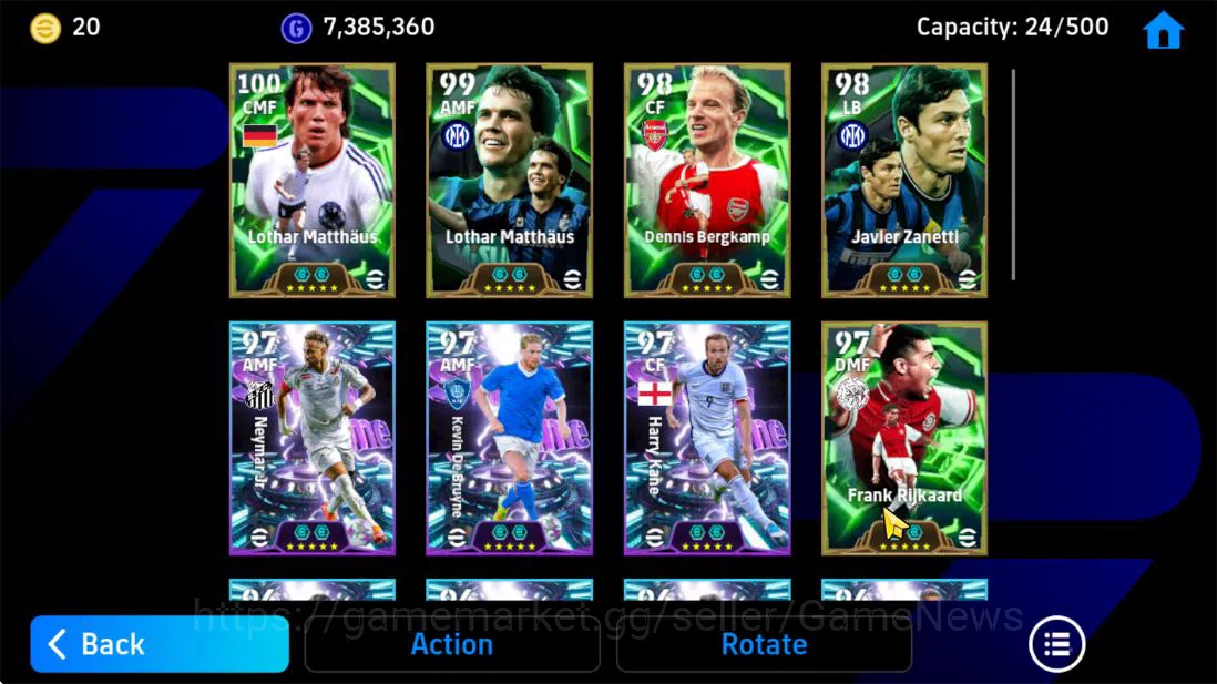 eFootball Accounts Mobile|Lothar Mattaus[Phenom Pass,Fortress],Dennis image 6