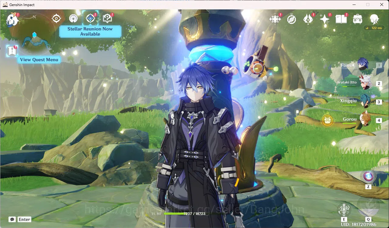 Genshin Impact Accounts Mid-Game | ASIA | AR 45 | 2 Limit Arataki Itto | F image 1