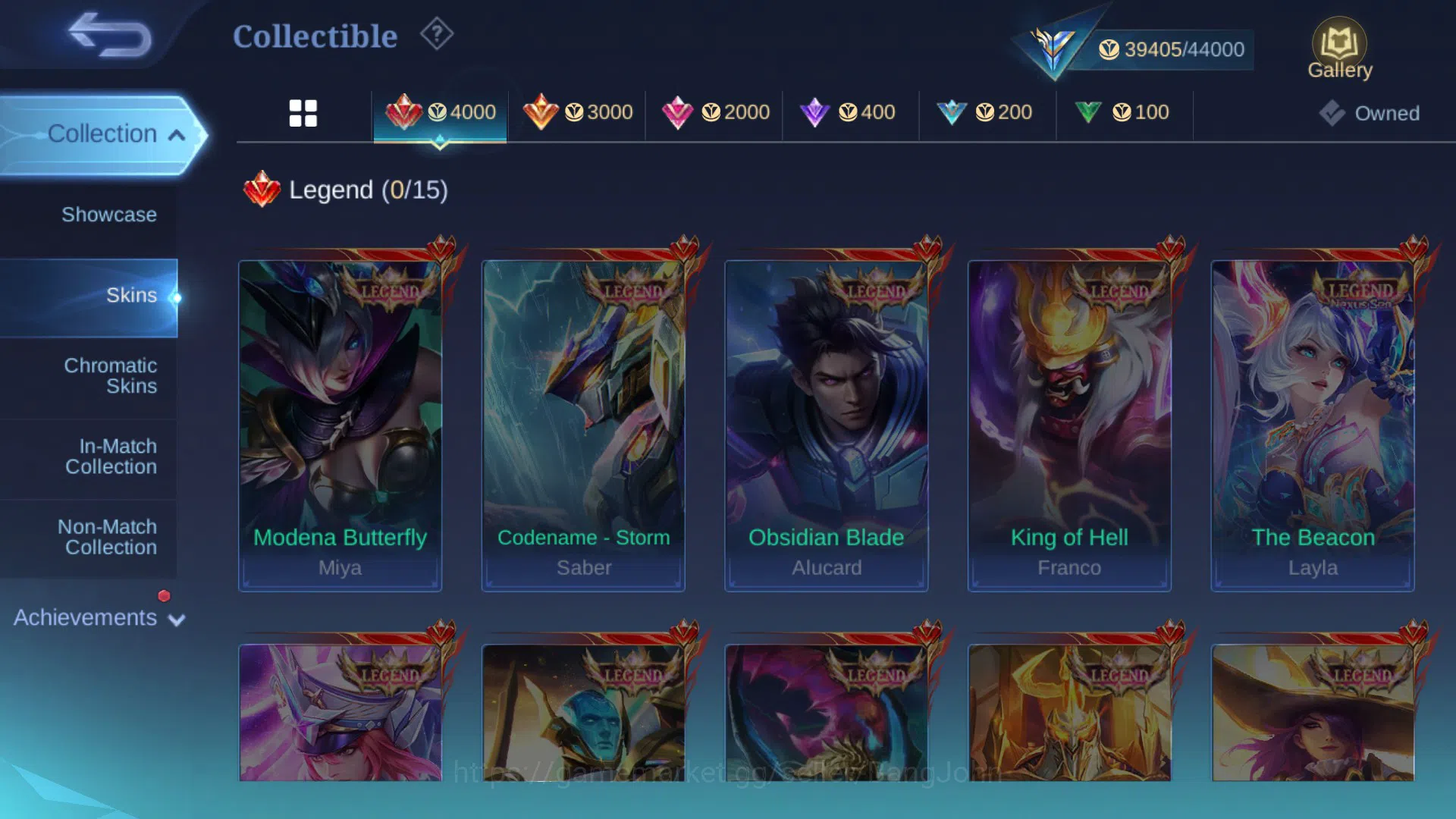 Mobile Legends: Bang Bang Accounts Hero 64 | Skin 158| Sanrio Floryn | CC Natalia | L image 11