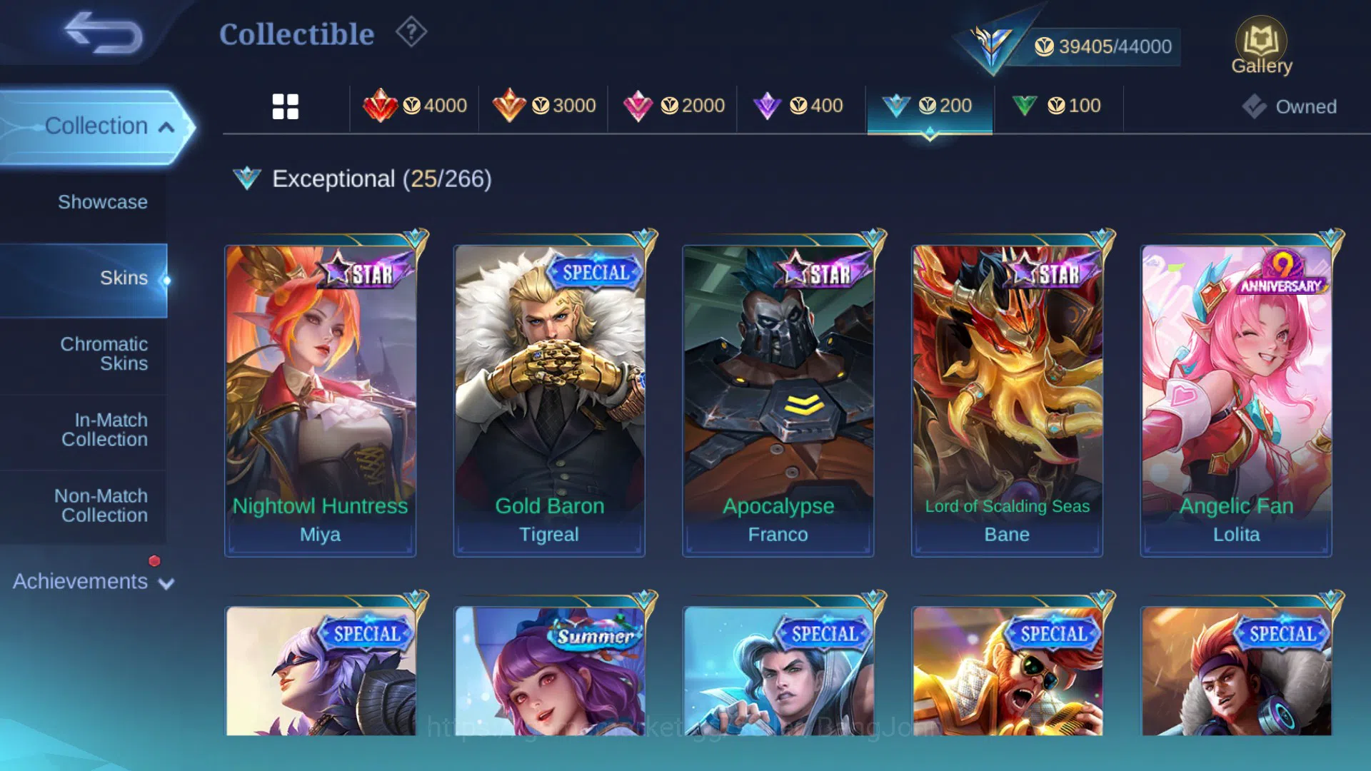 Mobile Legends: Bang Bang Accounts Hero 64 | Skin 158| Sanrio Floryn | CC Natalia | L image 15