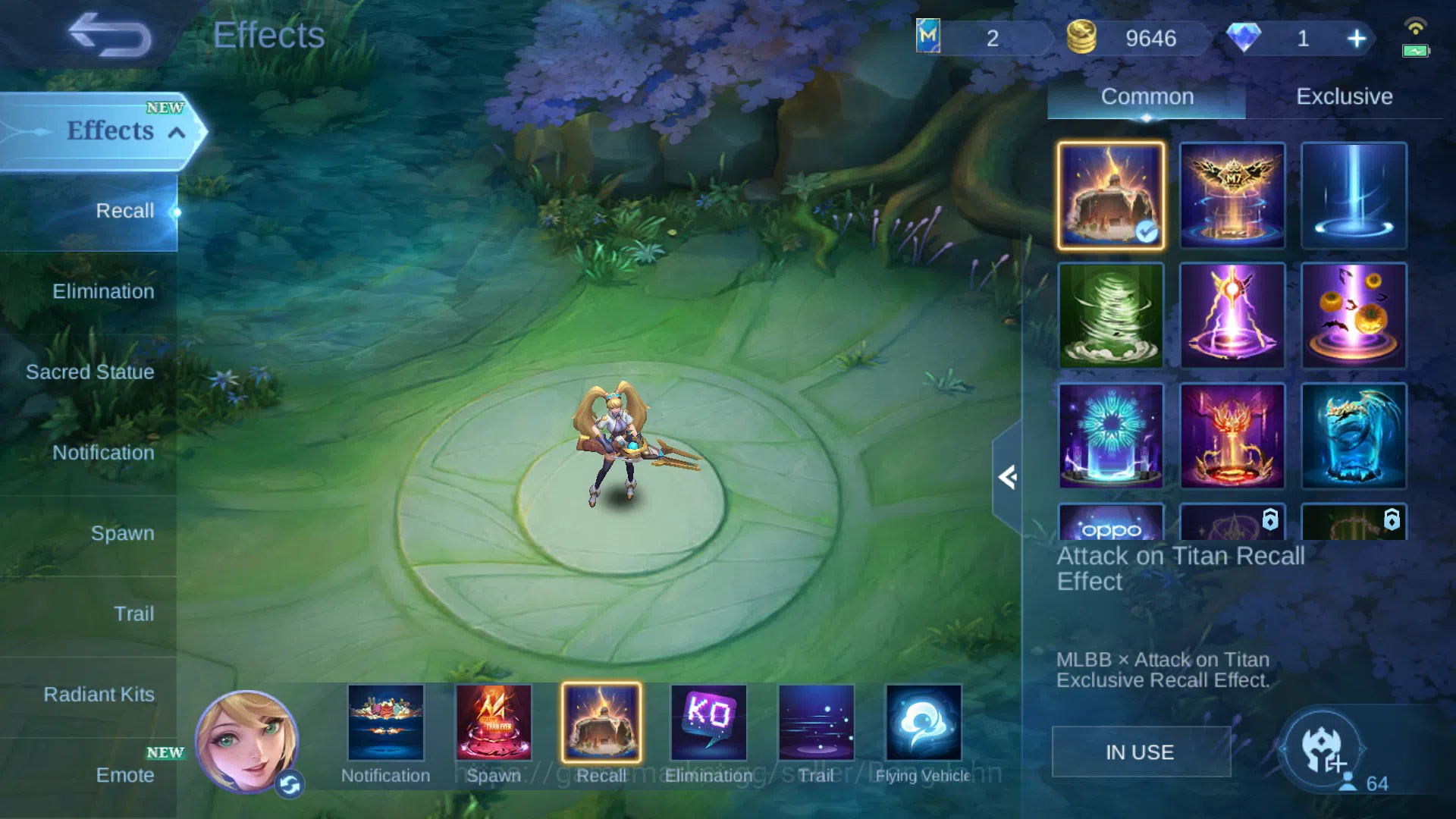 Mobile Legends: Bang Bang Accounts Hero 64 | Skin 158| Sanrio Floryn | CC Natalia | L image 6