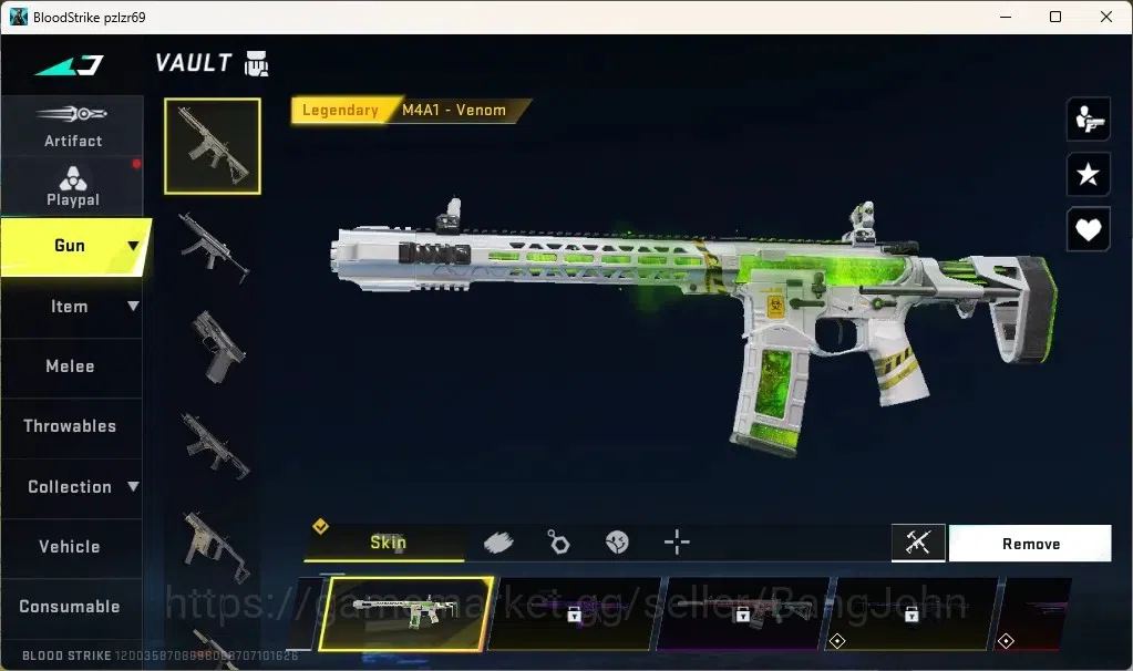 Blood Strike Accounts Others ASIA | 1 ULTRA MELEE: Butterfly Knife - Starfall | 1 TR Gun: MCX| 1 ULTRA Gun | 1 Epic Name 3