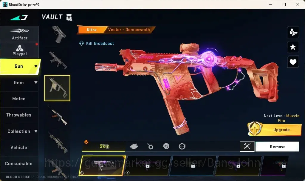 Blood Strike Accounts Others ASIA | 1 ULTRA MELEE: Butterfly Knife - Starfall | 1 TR Gun: MCX| 1 ULTRA Gun | 1 Epic Name 4
