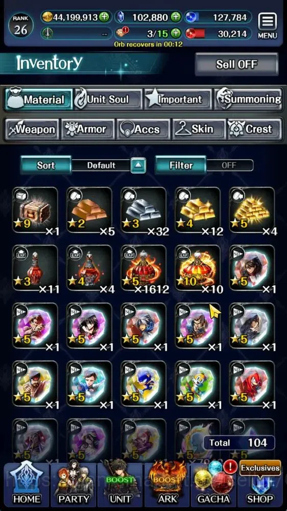 Last Cloudia Accounts GLOBAL|Rank 26|102K Crystal|Collab Overlord [Ainz  image 12