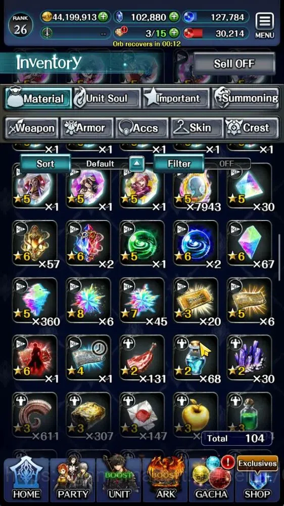 Last Cloudia Accounts GLOBAL|Rank 26|102K Crystal|Collab Overlord [Ainz  image 13