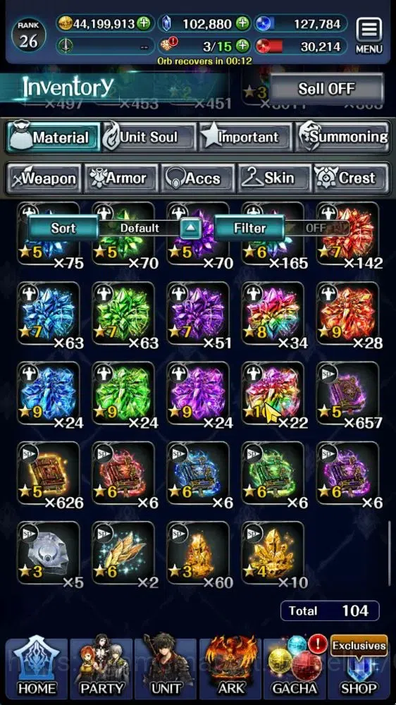 Last Cloudia Accounts GLOBAL|Rank 26|102K Crystal|Collab Overlord [Ainz  image 15