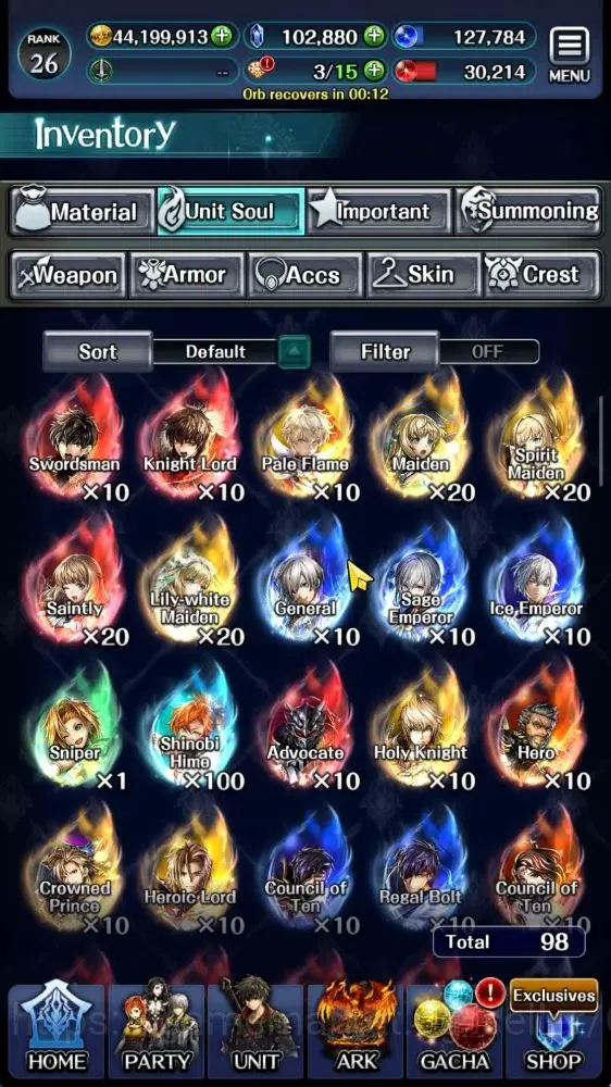 Last Cloudia Accounts GLOBAL|Rank 26|102K Crystal|Collab Overlord [Ainz  image 16