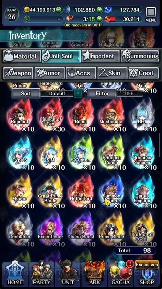 Last Cloudia Accounts GLOBAL|Rank 26|102K Crystal|Collab Overlord [Ainz  image 17