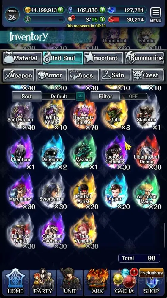 Last Cloudia Accounts GLOBAL|Rank 26|102K Crystal|Collab Overlord [Ainz  image 18