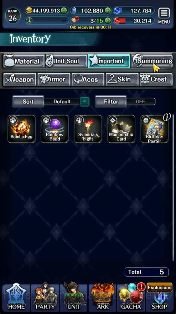 Last Cloudia Accounts GLOBAL|Rank 26|102K Crystal|Collab Overlord [Ainz  image 19