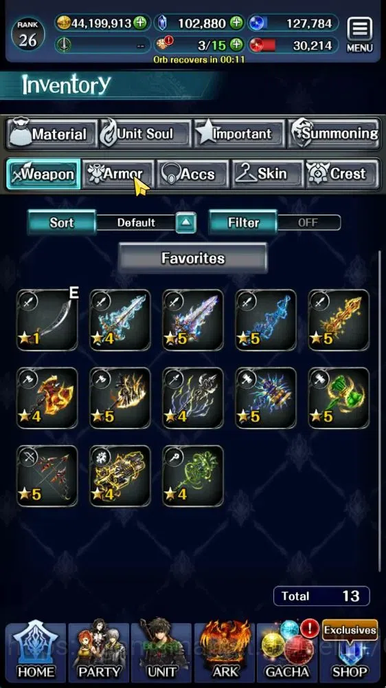 Last Cloudia Accounts GLOBAL|Rank 26|102K Crystal|Collab Overlord [Ainz  image 20