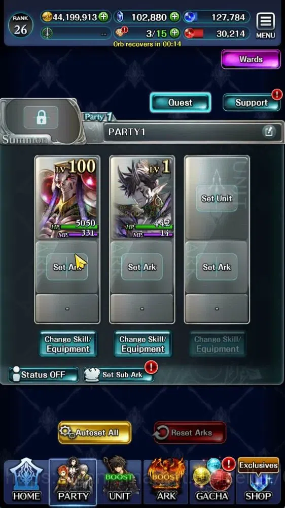 Last Cloudia Accounts GLOBAL|Rank 26|102K Crystal|Collab Overlord [Ainz  image 8