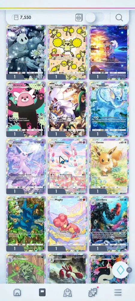 Pokémon TCG Pocket Accounts EN 7,5K Card|145 EX|2 Crown [Lunala,Metal Barrier] image 10