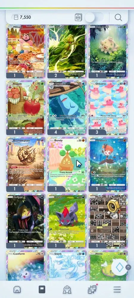 Pokémon TCG Pocket Accounts EN 7,5K Card|145 EX|2 Crown [Lunala,Metal Barrier] image 13