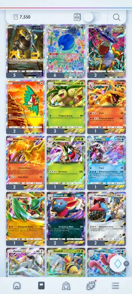 Pokémon TCG Pocket Accounts EN 7,5K Card|145 EX|2 Crown [Lunala,Metal Barrier] image 14