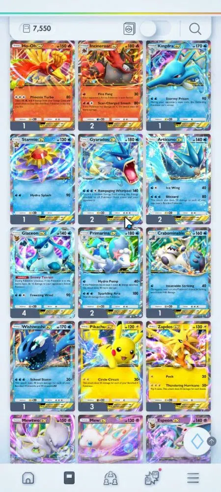 Pokémon TCG Pocket Accounts EN 7,5K Card|145 EX|2 Crown [Lunala,Metal Barrier] image 16