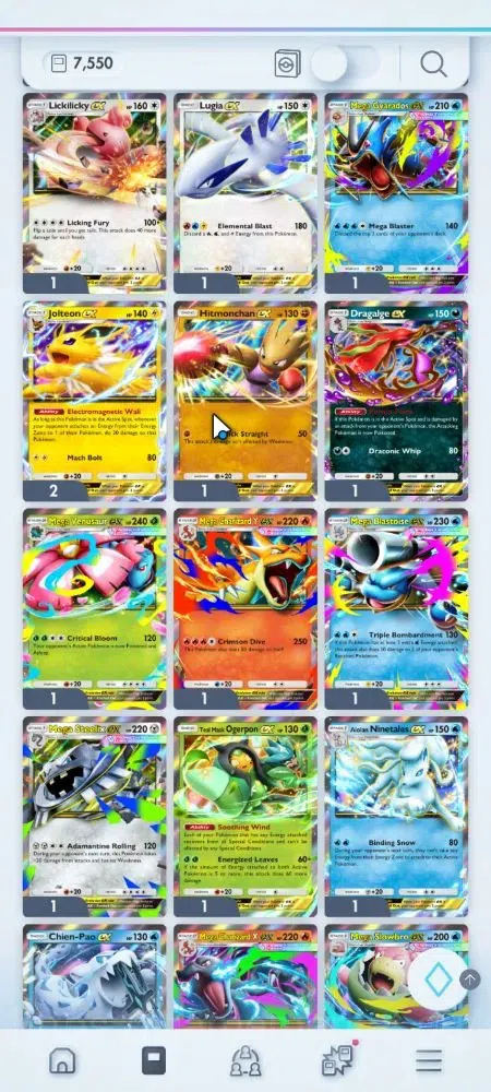 Pokémon TCG Pocket Accounts EN 7,5K Card|145 EX|2 Crown [Lunala,Metal Barrier] image 18