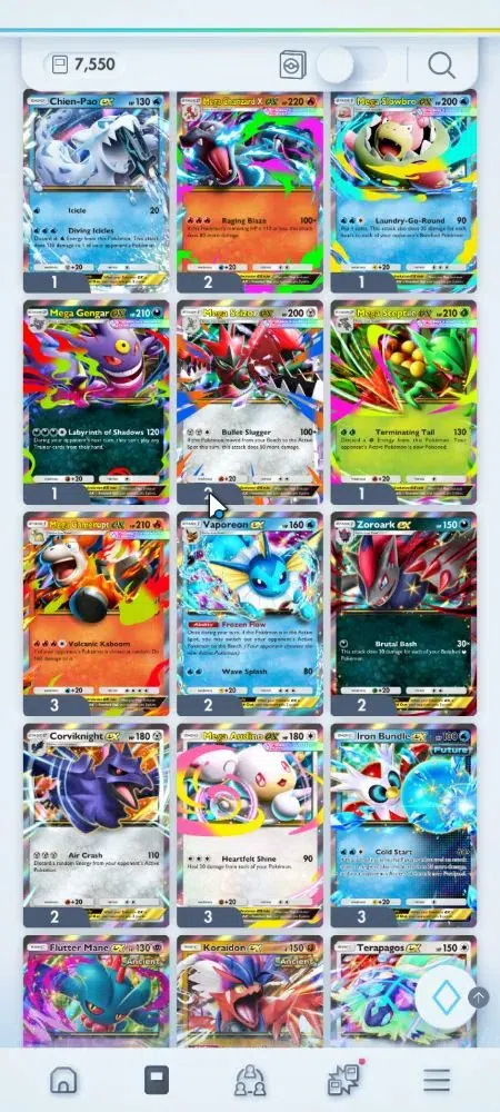 Pokémon TCG Pocket Accounts EN 7,5K Card|145 EX|2 Crown [Lunala,Metal Barrier] image 19