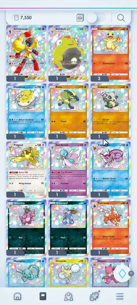 Pokémon TCG Pocket Accounts EN 7,5K Card|145 EX|2 Crown [Lunala,Metal Barrier] image 2