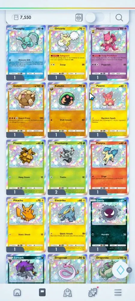 Pokémon TCG Pocket Accounts EN 7,5K Card|145 EX|2 Crown [Lunala,Metal Barrier] image 3