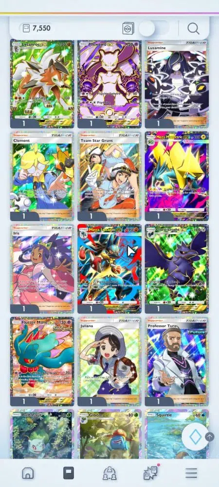 Pokémon TCG Pocket Accounts EN 7,5K Card|145 EX|2 Crown [Lunala,Metal Barrier] image 7
