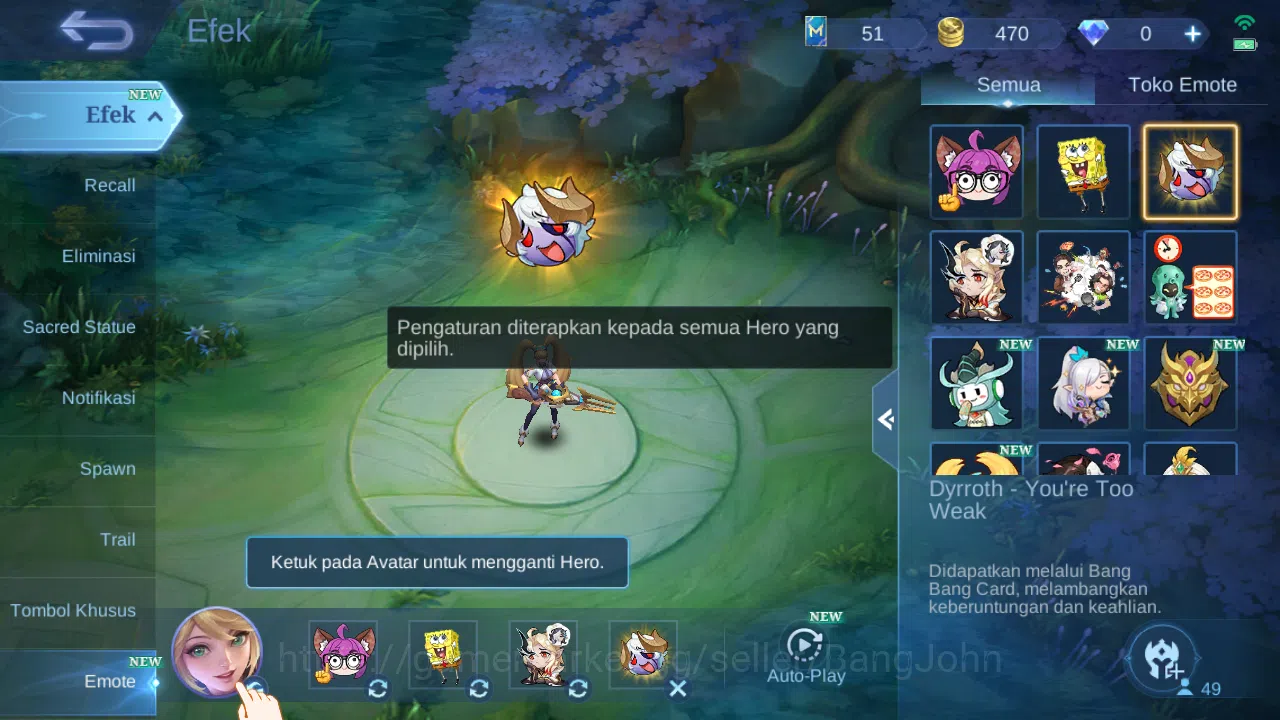Mobile Legends: Bang Bang Accounts Hero 49 Skin 89 | Prime Granger | KOF Karina | Luc image 11