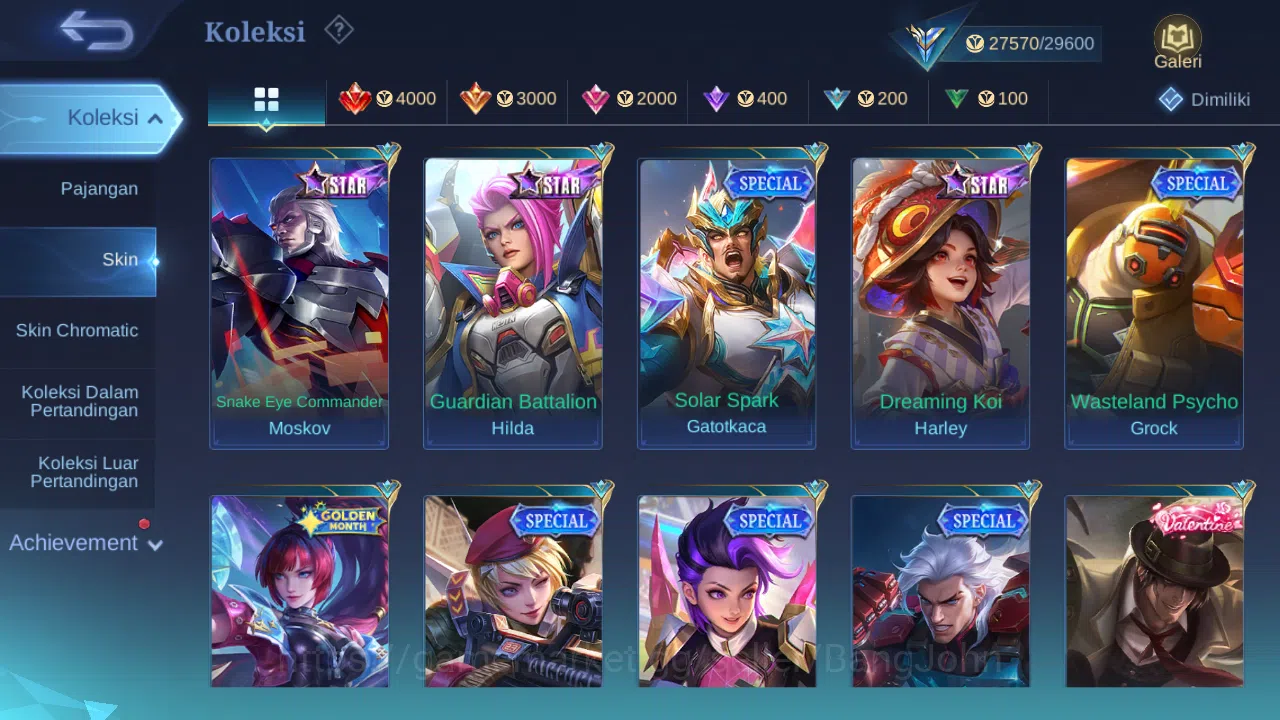 Mobile Legends: Bang Bang Accounts Hero 49 Skin 89 | Prime Granger | KOF Karina | Luc image 6