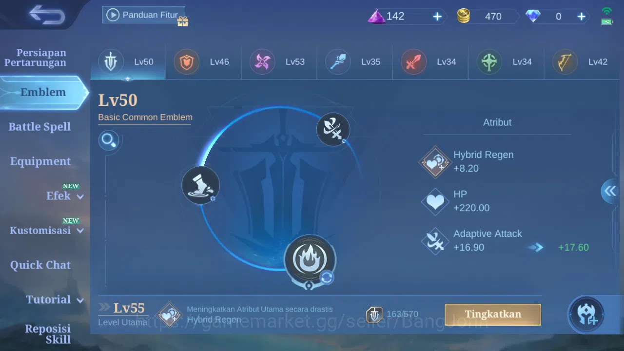 Mobile Legends: Bang Bang Accounts Hero 49 Skin 89 | Prime Granger | KOF Karina | Luc image 9