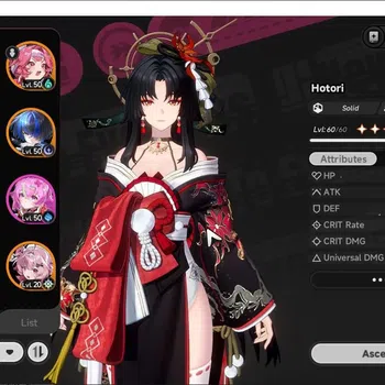 Neverness to Everness Accounts GLOBAL SEA|HL 41|TL 18|9 S-Class 3 Limited [(Hotori A1,Lacrimosa)+Sign,Nanally A1+Skin]+2