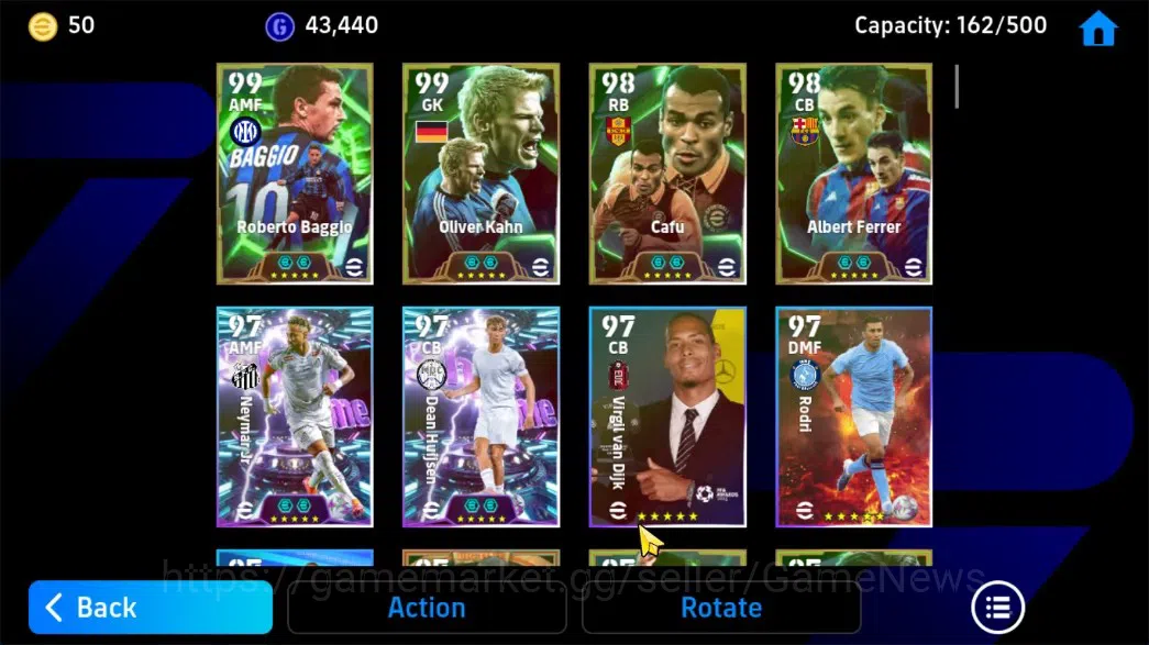 eFootball Accounts Android|BigTime Claude Makelele,Epic Roberto Baggi image 5