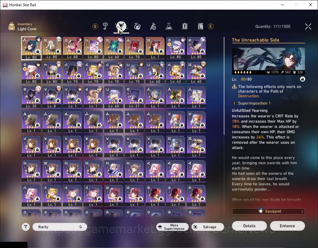 Honkai Star Rail Accounts Asia|TL 70|DOT Prem Team|13 Limited|[Evernight,Jin image 5