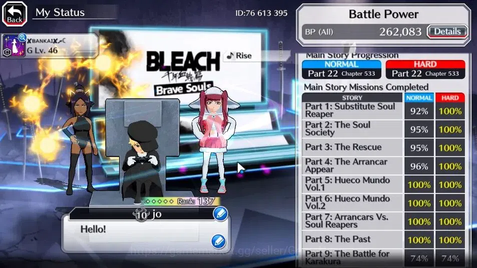 Bleach: Brave Souls Accounts [GLOBAL]30K Orb|TYBW26 Yukio,Riruka,TYBW25 Yoruich image 4