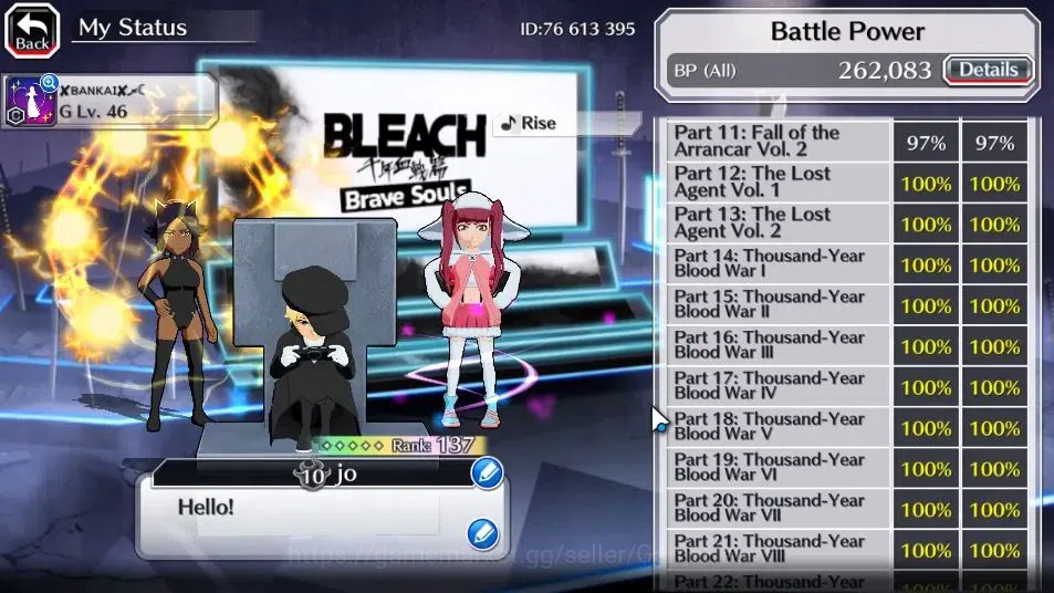 Bleach: Brave Souls Accounts [GLOBAL]30K Orb|TYBW26 Yukio,Riruka,TYBW25 Yoruich image 5