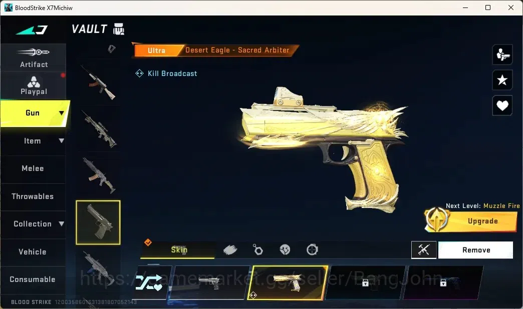 Blood Strike Accounts ASIA | 3 Eternal: M4A1-Blight's Embrace, AK47-Over image 14