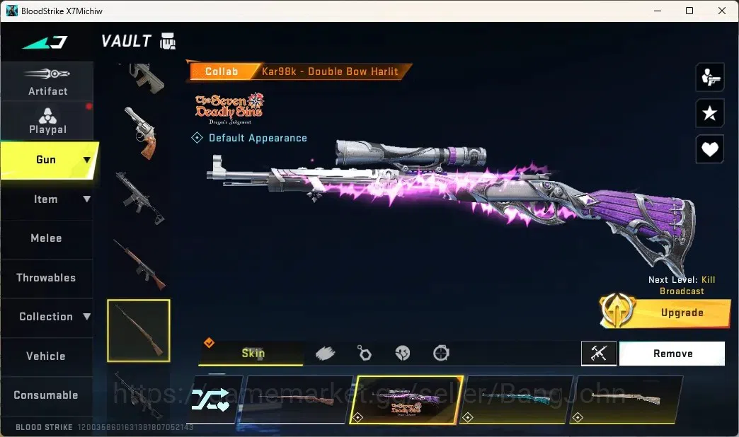 Blood Strike Accounts ASIA | 3 Eternal: M4A1-Blight's Embrace, AK47-Over image 19