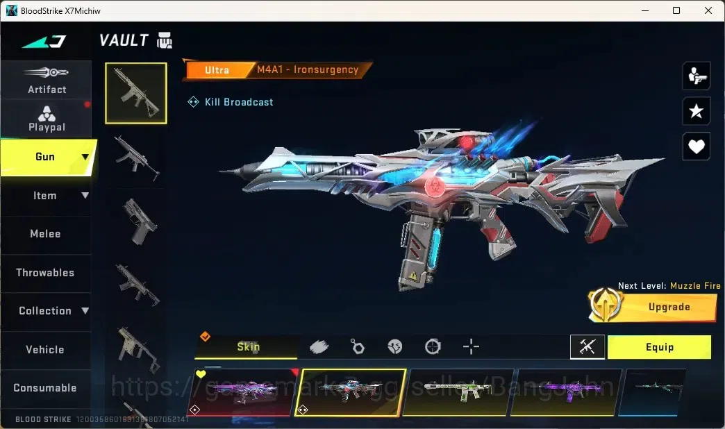 Blood Strike Accounts ASIA | 3 Eternal: M4A1-Blight's Embrace, AK47-Over image 3