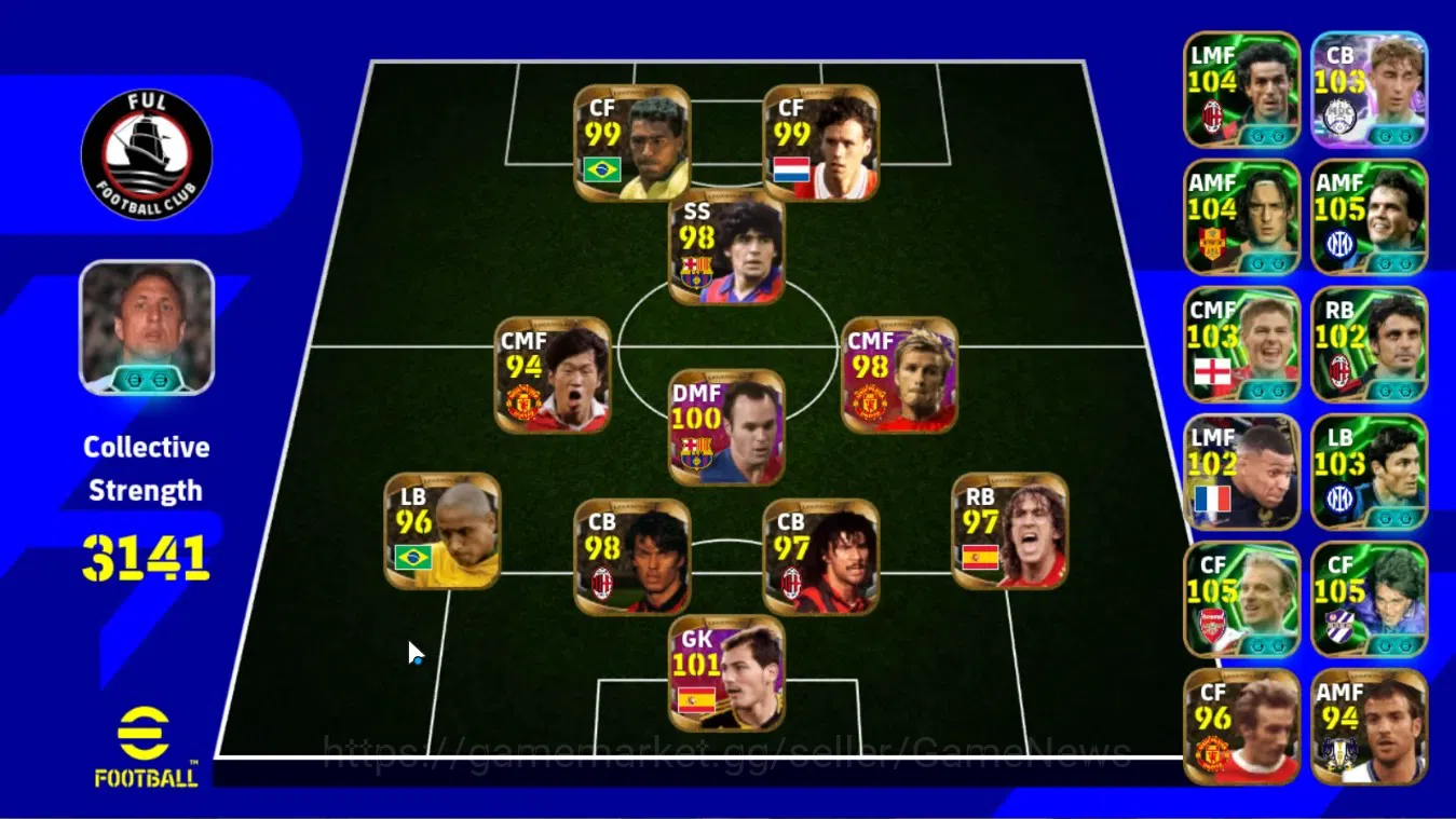 eFootball Accounts Android|Card Old Collection|Big Time Ruud van Nist image 2