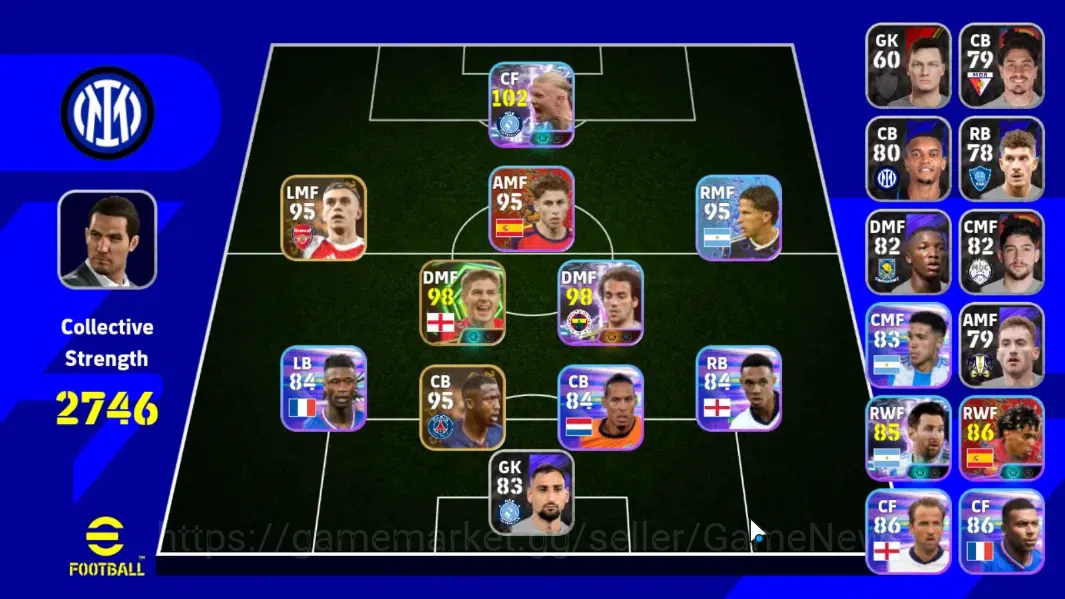 eFootball Accounts Android|Epic S.Gerrard,ShowTime E.Haaland,Matteo G image 1