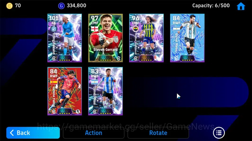eFootball Accounts Android|Epic S.Gerrard,ShowTime E.Haaland,Matteo G image 6